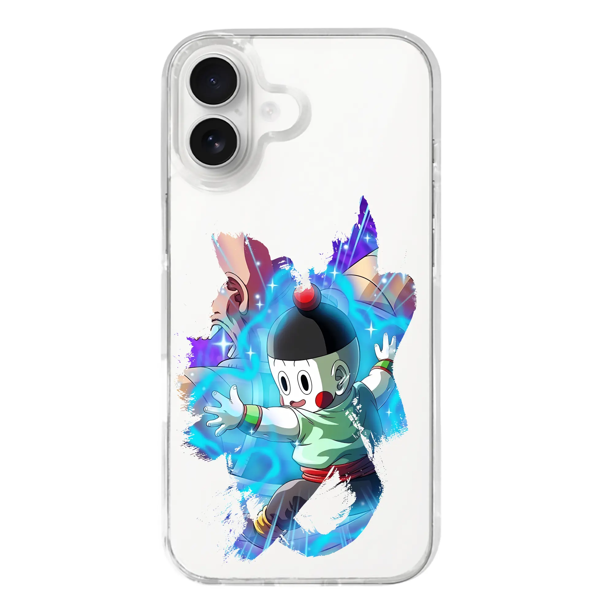 ドラゴンボール グッズ チャオズ - iPhone 17シリーズ 透明スマホケース – 薄型・耐衝撃・精密フィット保護カバー